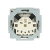 Busch-Object socket outlet SCHUKO® socket insert Safety Shutter grey metallic - Platform 63