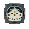 SCHUKO® Socket insert with labelling field Safety Shutter with label space anthracite - Platform 63