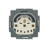 SCHUKO® socket insert Safety Shutter without claw aluminium silver - Platform 63