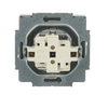 SCHUKO® socket insert Safety Shutter with screw terminals grey metallic - Platform 63