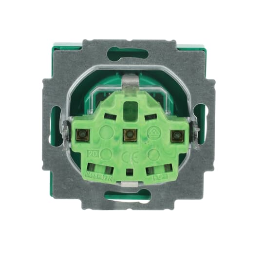 SCHUKO® Socket insert with legend SV Safety Shutter green - Platform 63 – Görsel 2 / 4