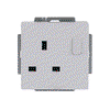 Socket Outlets with screw terminals studio white - Platform 63
