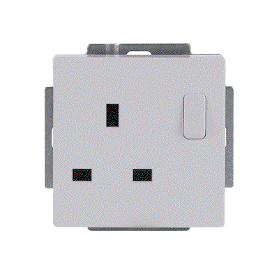 Socket Outlets with screw terminals studio white - Platform 63