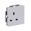 Socket Outlets with screw terminals studio white - Platform 63