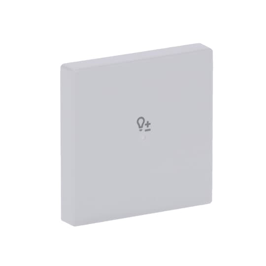 Rocker Symbol "dimming" with Small Transparent Calotte 1gang studio white - Platform 63 – Image 3 of 4