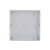 Rocker Symbol "dimming" with Small Transparent Calotte 1gang studio white - Platform 63