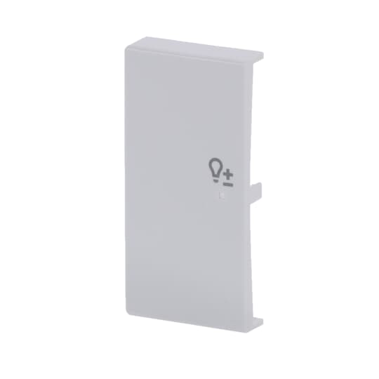 Rocker Symbol "dimming" with Small Transparent Calotte 2gang studio white - Platform 63 – Image 4 of 4