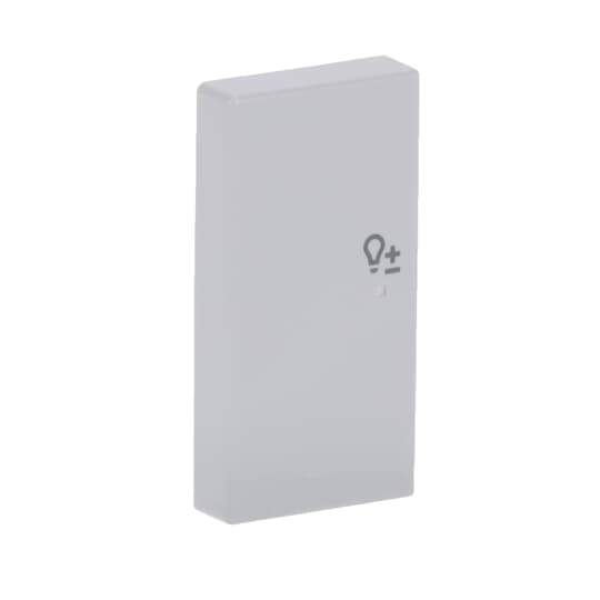 Rocker Symbol "dimming" with Small Transparent Calotte 2gang studio white - Platform 63 – Image 3 of 4