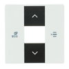 Cover plate Symbols "up, down, ECO, menu" 2gang studio white - Platform 63