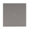 Rocker with Small Transparent Calotte 1gang stainless steel - Pure Stainless Steel