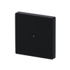 Rocker with Small Transparent Calotte 1gang black matt - Platform 63