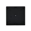 Rocker with Small Transparent Calotte 1gang black matt - Platform 63