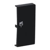 Rocker Symbol "scene" with Small Transparent Calotte 2gang black matt - Platform 63