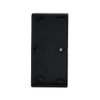 Rocker Symbols "music control" with Small Transparent Calotte 2gang anthracite - Platform 63