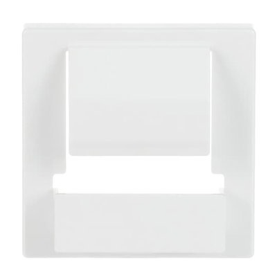 Cover plate PowerDock 1 gang studio white - Platform 63