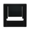 Cover plate PowerDock 1 gang black matt - Platform 63