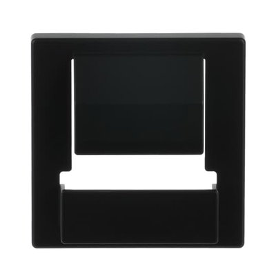 Cover plate PowerDock 1 gang black matt - Platform 63