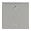 Control Element Symbol "arrows" for Venetian blind grey metallic - Platform 63
