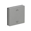 Control Element Symbol "arrows" for Venetian blind grey metallic - Platform 63