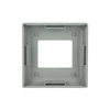 Cover plate with legend Symbols "play, up, down, ok" for Time switch, Room temperature controller, CO2-sensor Central cover plate grey metallic - Platform 63