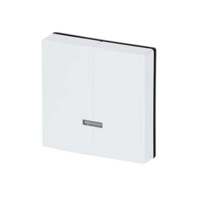 Control Element for Dimmer Two-part button with Neon lamp studio white - Platform 63