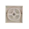 Cover plate for Dimmer Turn button with Neon lamp ivory white - Platform 63