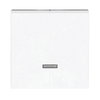 Control Element for Dimmer Two-part button with Neon lamp studio white matt - Platform 63