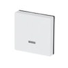 Control Element for Dimmer Two-part button with Neon lamp studio white matt - Platform 63