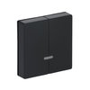 Control Element for Dimmer Two-part button with Neon lamp black matt - Platform 63