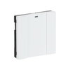WaveLine Wall sensor 1-gang 1 channel Wireless studio white - Platform 63
