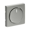 Cover plate for Dimmer Turn button with Neon lamp stainless steel - Pure Stainless Steel