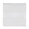 Cover plate with labelling field Busch-Infoline® Alarm  studio white - Platform 63