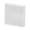 Cover plate with labelling field Busch-Infoline® Alarm  studio white - Platform 63