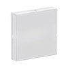Cover plate with labelling field Busch-Infoline® Alarm  studio white - Platform 63