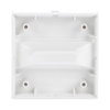 Cover plate with labelling field Busch-Infoline® Alarm  studio white - Platform 63