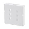 Cover plate with labelling field Busch-Infoline®  studio white - Platform 63