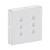Cover plate with labelling field Busch-Infoline®  studio white - Platform 63