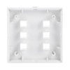 Cover plate with labelling field Busch-Infoline®  studio white - Platform 63