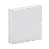 Cover plate with labelling field Busch-Infoline®  studio white - Platform 63
