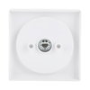 Cover plate with legend Symbol "0-1-2-3" for Level switch, Turn button studio white - Platform 63