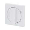 Cover plate with legend Symbol "1-2-3" for Level switch, Turn button studio white - Platform 63
