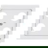 Cover plate SAT 4 gang studio white - Platform 63