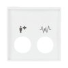 Cover plate Call unit  studio white - Platform 63