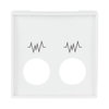 Cover plate Call unit  studio white - Platform 63