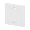 Rocker with legend Symbol "arrows" for KNX push-button coupling unit Single rocker studio white - Platform 63