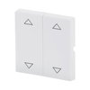 Rocker with legend Symbol "arrows" 4gang for KNX push-button coupling unit Two-part rocker studio white - Platform 63