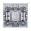 Rocker with legend Symbol "bell" for Switch/push button, Single rocker studio white matt - Platform 63