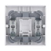 Rocker with legend Symbol "light" for Switch/push button, Single rocker studio white matt - Platform 63