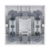 Rocker with legend Symbol "key" for Switch/push button, Single rocker studio white matt - Platform 63