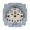 SCHUKO® Socket insert with labelling field Safety Shutter with Hinged Lid Cylinder with Different Locking with label space studio white - Platform 63